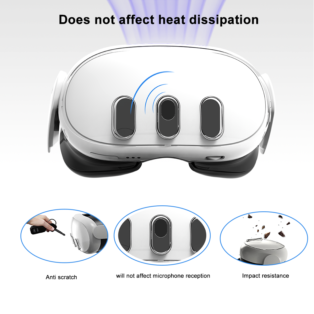 SEYONX - Protective Shell Cover, Compatible with Meta Quest 3S/3.