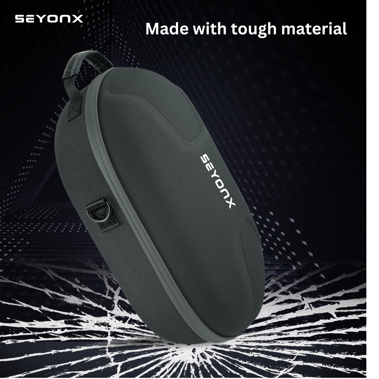 SEYONX - Carrying Case Compatible with Meta Quest 3S/3/2 VR Headset.